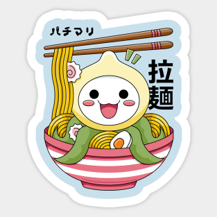 Kawaii Onion Octopus Ramen Sticker